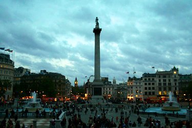 Trafalgar Square e National Gallery di Londra