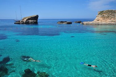 La Blue Lagoon di Comino a Malta