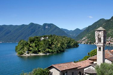 Isola Comacina sul Lago di Como