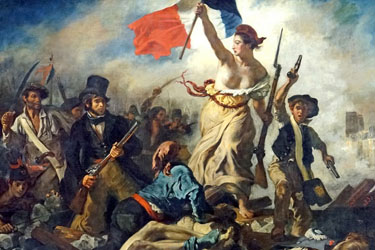 La Libertà che guida il popolo di Delacroix