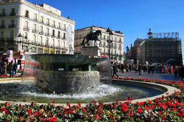 Puerta del Sol a Madrid