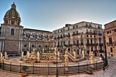 La Fontana Pretoria a Palermo