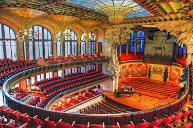 Il Palazzo della Musica Catalana a Barcellona