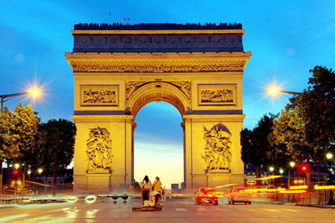 L'Arco di Trionfo a Parigi