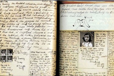 Alcune pagine del diario di Anna Frank