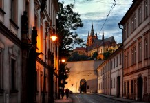 Il quartiere Mala Strana a Praga Mala Strana a Praga