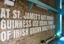 Il Guinness Storehouse a Dublino Guiness Storehouse a Dublino.