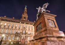 Il Palazzo di Christianborg a Copenaghen Il Palazzo di Christianborg a Copenaghen