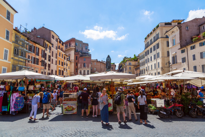 Campo dei Fiori a Roma Campo dei Fiori a Roma