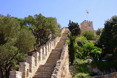 Il Castello di Sao Jeorge a Lisbona