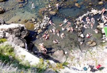 La Baia di Sorgeto a Ischia La Baia di Sorgeto a Ischia.
