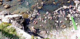 La Baia di Sorgeto a Ischia La Baia di Sorgeto a Ischia.