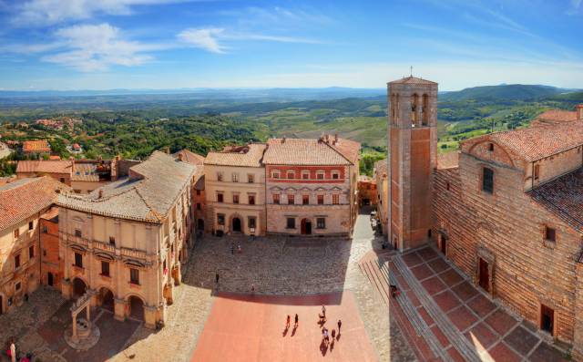 Piazza Grande a Montepulciano
