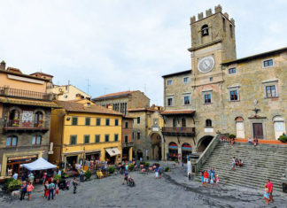 Il borgo di Cortona in Toscana