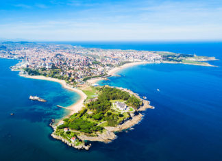 Vista panoramica di Santander