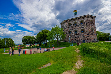 La fortezza Skansen Kronan a Göteborg