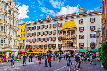 Il centro storico di Innsbruck