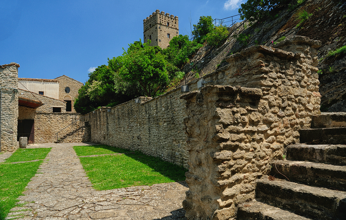 Interno del Castello di Roccascalegna