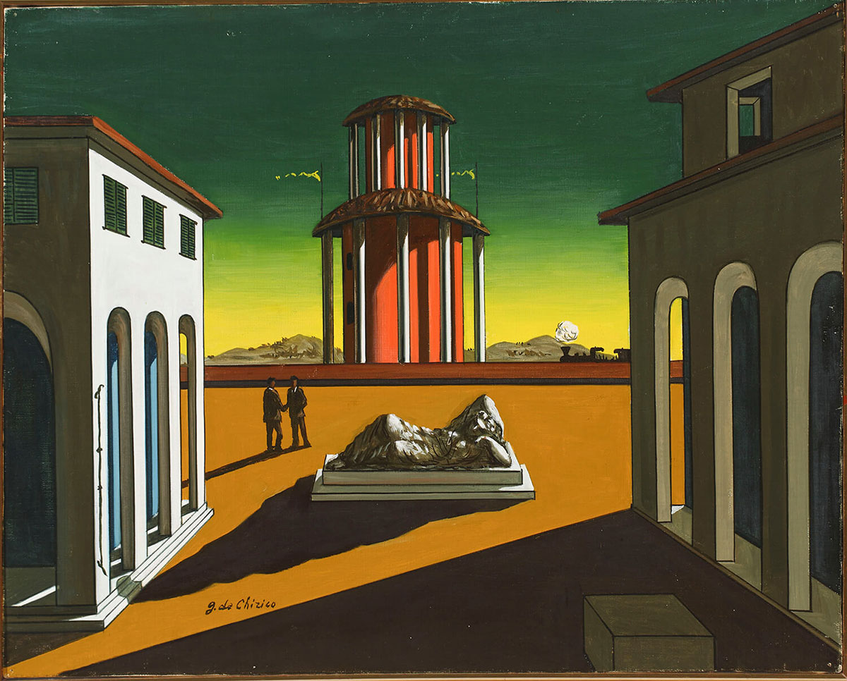 Piazza d'Italia di De Chirico