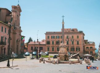 Cosa vedere a Tarquinia - Piazza Matteotti con la fontana