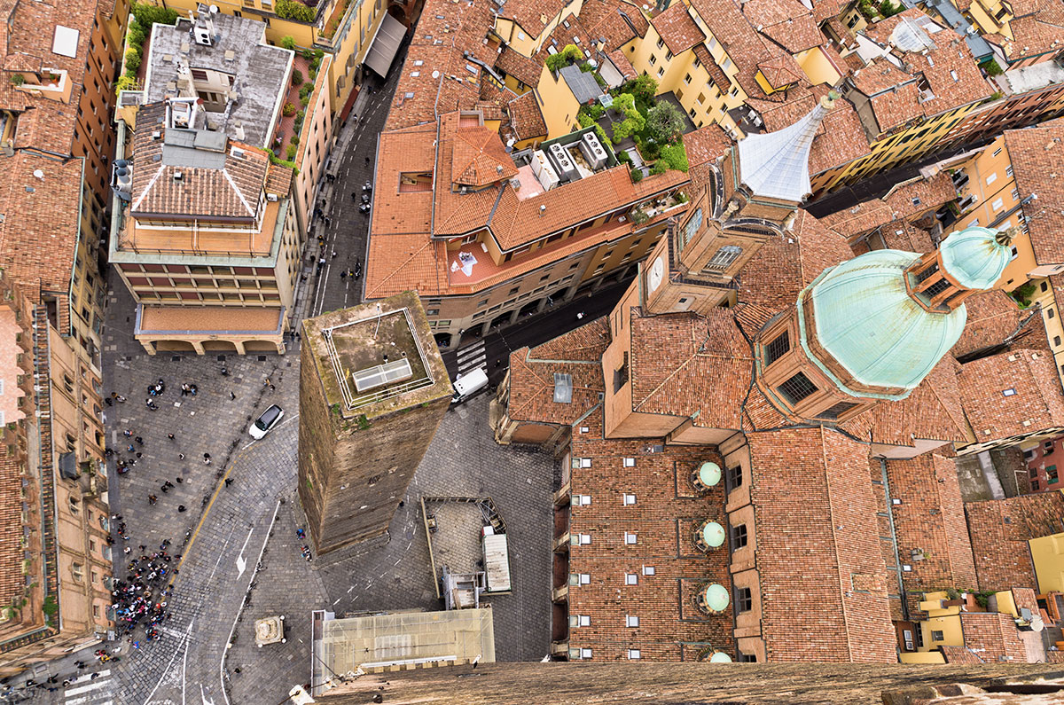 Bologna con i bambini: la vista dalla Torre degli Asinelli Bologna con i bambini: la vista dalla Torre degli Asinelli